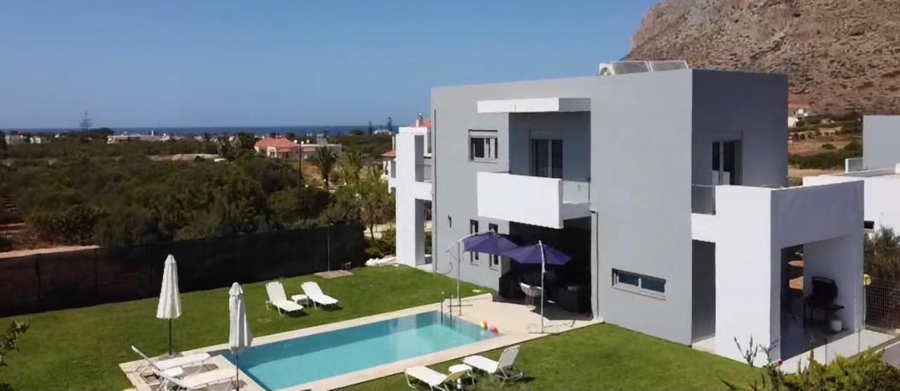 Helios A Modern Large Villa With Private Pool Set In A Quiet Location Stavrós Екстериор снимка
