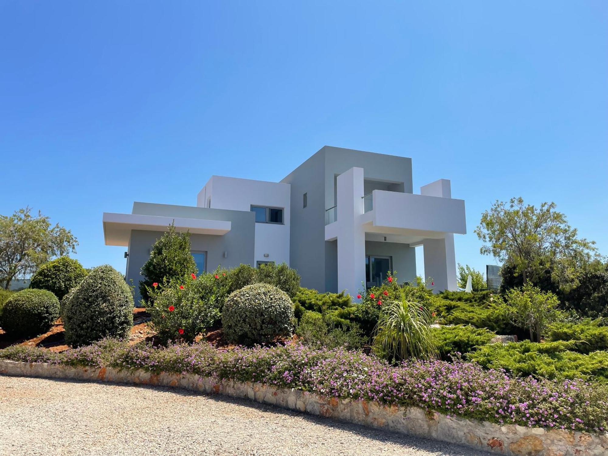 Helios A Modern Large Villa With Private Pool Set In A Quiet Location Stavrós Екстериор снимка